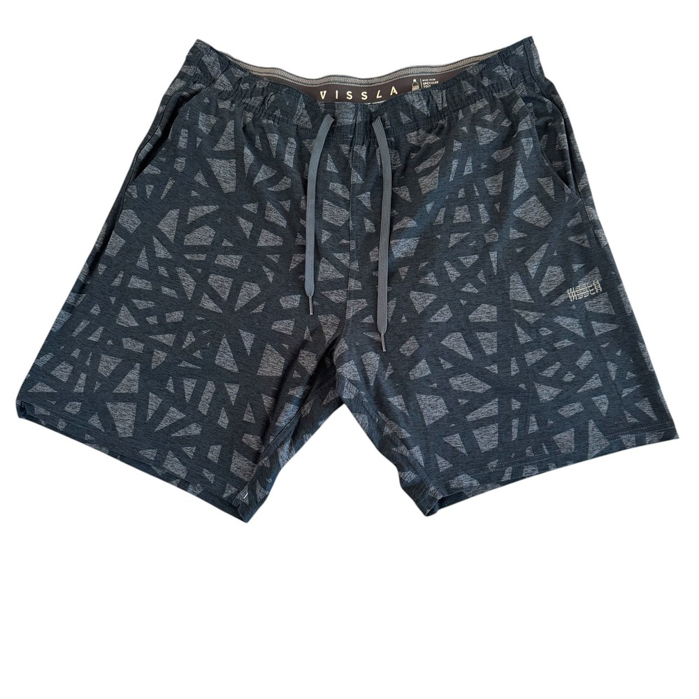 Vissla XL 7.5in Dark Navy Comp Lite Eco 18" Elastic Men's Walkshort M2044COL‎